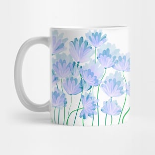 Abstract Delicate Flowers Mug